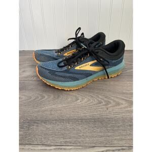 Brooks REVEL 7 Tennis Shoes men's 10.5 Running/Walk Blue/Orange/Black, Athletic